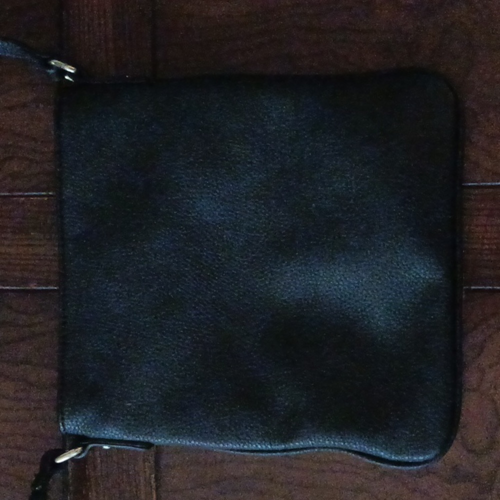 Charlie Charm black base multi color purse